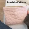 保管バッグ女性化粧品オーガナイザー旅行ポータブル刺繍小さな花のジュエリーケースソフトリップスティックブラシトイレトリーメイクアップバッグジッパー