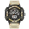 Orologi da polso Smael Top Men's Watch Outdoor Sports Waterrooff Orologi Dual Time Display in gomma in gomma Orologio digitale