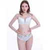 BRAS SETS SEXY BRA PNTY SETS LACE PUSH UP LINGERIE SUIT Womens Thr Hook-and-Eye Demi One-Piece Ruffles Underwear For Ladies Y240513