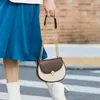 Evening Bags YANATARI Women's Bag Trend Lady Split Leather Flap Smart Saddle Female Fashion Chain Small Crossbody Shoulder
