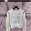 sweaters Designer Women Jumper Knit Sweater Clothes Fi Pullover Female Autumn Winter Clothing Ladies White Loose Lg Sleeves Elegant Casual Tops X1E3#