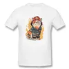 T-shirts masculins Creative Rescies Kitten T-shirt Popular Mens Slve Slve Men White Firefighter Hero Fight Fire Imprimé Tshirt Tshirts T240510