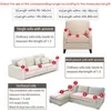 Stol täcker Seikano Bohemian Sofa Stretch Corner Couch Cover Mandala Elastic Slipcover For Living Room Home Decor Seat Protector