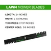 ILONPA (3) Mulching Blade Set för Husqvarna 539101733 539102093 SCAG 48111 481708 481712 482879 SNAPPER 1-7081 5020842 7075770YP HUSTLER 7948559 Ferris 1520842