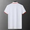 Męska koszulka polo Polos Hot Letnie Wzory haftowe z literami TEES Krótkie koszule na szyi klapowe Tops Asian Size S-3xl