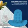 Yastık Hammock Sandalye Asma Yumurta Koltuğu Pad Yumuşak Kalın Salıncak Sepeti Açık Mekan Bahçe 2024