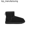 Bottes de créateurs Australie Pantoufles Tasman Femme Femme Bottises d'hiver Girl Classic Snow Boot Hice Short Bow Mini Fur Fur Black Cartnut Rose Bowtie Shoes Taille 4-14