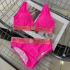 Swimwear Swim Wear Womens Bikinis Set Two Piece Swimming Dames Top Top Swimsuit Sexy Massuit de maillot de bain Bather Bathwating Swimwear CXD2405133