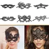 Fournions de fête Masque noir pour femmes en dentelle creuse masquée Boulangers Masques faciaux Princess Prom Props Costume Graduation J9Q7