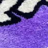 Lakea Purple обратный коврик для девушек для девочек Purple Dipled Cufted Tufted Rug на день рождения Подарок -пушистый коврик мягкий прямоугольник коврик 240512