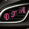 Other Interior Accessories Pink Large Letters Cartoon Car Air Vent Clip Freshener Outlet Clips Per Drop Delivery Otzji