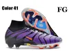 Presentväska Mens High Ankle Football Boots Ronaldo Cr7 IX Elite FG TNS Cleats Firm Ground Mbappe 9 Neymar Acc Zooms Soccer Shoes Tops Outdoor Trainers Botas de Futbol