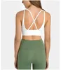 Herenvesten citroen sexy v nek dames sport bra cross banden fitness gevoerde yoga medium support workout training top sportschool slijtage activewear