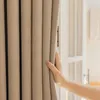 Gardin enkel vardagsrum drapera stort område bay fönster draperar hem sovrum ljudsäkra gardiner el blackout högskuggande 90%