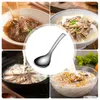 Spoons Stainless Steel Spoon High-QualityThicken Long Handle Soup Long-lasting Silver Pot Scoops Colander For Home Resturant