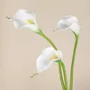 Decorative Flowers 50cm Artificial Calla Lily DIY Wedding Home Restaurant Decoration Arrangement Real Touch Fake Flower High Quality Po