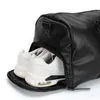 Bag Male Large PU Travel With Wet&Dry Zone&Independent Shoe Area Fitness Bags Handbag Luggage Shoulder