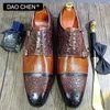 Chaussures décontractées Luxury Vérine en cuir Mentide Double Strap de gabarit Couleur Robe de mariage Business Businets Formers pour hommes