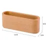 Holders Card Business Storage Holder Racks Note Display Device Stand Wooden Desk Organizer Office Accessories C376