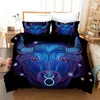 Bettwäsche -Sets und Luxus 3D Digital Constellation Set Duvet Cover Kissenbezug Stil 2/3 Stcs. (Keine Polsterung kein Blatt)