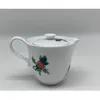 Teaware Sets Taiwan Jianyao Complete Set Of Tea White Porcelain Glaze Color Light Green Peony Flowers One Pot Two Cups Household P