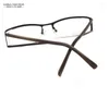 Lunettes de soleil Frames MC099-C16 Fashion Half Rim Rectangle Lens Men Glasses Metal Sorne