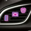 Другие интерьерные аксессуары розовый батарея Cartoon Car Air Вентиляционная выпускная выпускная выходы на кондиционер зажимы с зажимами.