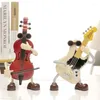 Декоративные фигурки 2 размера творческая мультипликационная гитара- в форме и скрипкой музыкальной коробки мальчики для мальчиков для студентов подарка на день рождения LF619