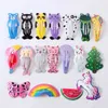 Accessoires de cheveux Nouveau Fashion Girl Cartoon Match Hair mignon Animal Rainbow Sweet Coil Clip Childrens Bb Clip Hair Accessoires Bucket Gift D240513