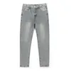 Дизайнер v Мужские джинсы широкие джинсы джинсы Оптовая высокая талия светло -голубые джинсы Средний рост летняя спортивная одежда