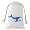Wrap regalo 5pcs Ocean Animal Bags Under the Sea Kid Boy Girl 1 ° 2 ° 3 ° compleanno DEGITAZIONE DECOLAZIONE DECOLAZIONE DEGI