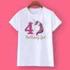 T-shirts Shirt Birthday 1-12 T-shirt d'anniversaire T-shirt Wild Tee Girls Party T-shirt Theme Clothes Kids Gifts Fashion Tops Tshirt T240513