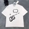 Tendências de designers camisetas masculas camisetas de camisa personalizada feminina tingida de tecido com letra de graffiti de textura confortável e macia no peito, camisas de ajuste solto s-3xl