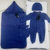 designer bébé grenouillard Bib Burp Vêtements Set Baby Colks Luxury Jumpsuit Cotton Jumps Suit Boys and Girls Jumpsuit Baby Quilt 5pcs A2【code：L】 ARMANI Changing bag