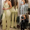 Kobiety Jumpsuits Rompers Women Sprzedaż odzieży jest odpowiednia dla kobiet seksowne drapowane mody mody mody Game garnitury cekiny ultra-cienkie odzież damska wx wx