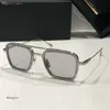 DITA 비행 006 스타크 빈티지 선글라스 골드 도금 디자이너 남성용 유명한 레트로 브랜드 여성 안경 패션 디자인 안경을위한 선글라스