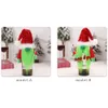 Grinch Cartoon Dekoration Paar Weihnachtslieferungen Dekorative Weinflaschen Set Küchentisch Dress Up Requisiten Großhandel