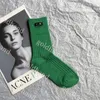 العلامة التجارية الفاخرة Womens Sock Pure Cotton Sport Sock Desgienr Knit Socks with Logo Letter Socks Hosiery
