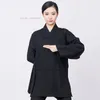 Roupas étnicas 2024 chinês tai chi wushu uniforme linho algodão mai