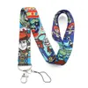 Anime Kids Lanyard для шейного ремня для ремня для шейки Lanyard Card держатель значков держатель цепи держатель цепочка подвеска для подвесных кевочных аксессуаров