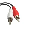 3,5 мм женского на 2 мужского кабельного кабеля RCA Adapter Aux Adine Extension Cable Y-кабель для ноутбука MP3/MP4 Линия преобразования