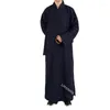 Этническая одежда Традиционные китайские длинные одежды для буддизма монах буддийский взрослый мужчина для медитации платье