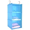 Storage Bags Wardrobe Hanging Bag Interlayer Drawer Type Clothes Hangers Holder Portable Organizer Closet