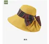 Ethnic Wind Fishermans Hat Childrens Collapsible Largebrimmed Sun Hat Fashion Travel Vacation Cycling Sunscreen Sun Hat 240514