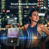 64 Go MP3 Player With Bluetooth, Portable Digital Music MP3 MP4 Player For Music Lover avec enregistrement vocal FM Radio Alarme