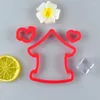 Выпечка мультфильм Love Bird House Cookie Cutter Слушайте бисквит для кухонного пасхального торта