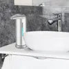 液体ソープディスペンサーハンドウォッシュバスルーム洗面所ジェルディスペンシングマシン自動タッチレスシルバー