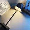 Lampy stołowe lampa bezprzewodowa USB ładowne 5000 mAh leni Bedside RGB 3 tryby bezprzewodowe dotyk do sypialni restauracja