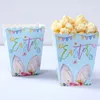 GRESTO DO GREST 6PCS PAPEL CAIXAS DE CULHA DE POPCORNS PARA CRIANÇAS PACOTE BISCUITA PACOTE FEVERAÇÃO DE FELIZ