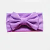 Hair Accessories Cute Candy Color Baby Kids Born Toddler Headband Ribbon Elastic Band Headdress Girls Bow Knot Hairband